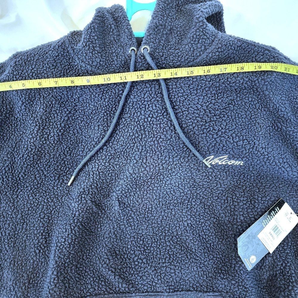 Volcom mens hoodie new dark blue